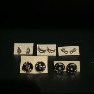 Assorted variety of earrings